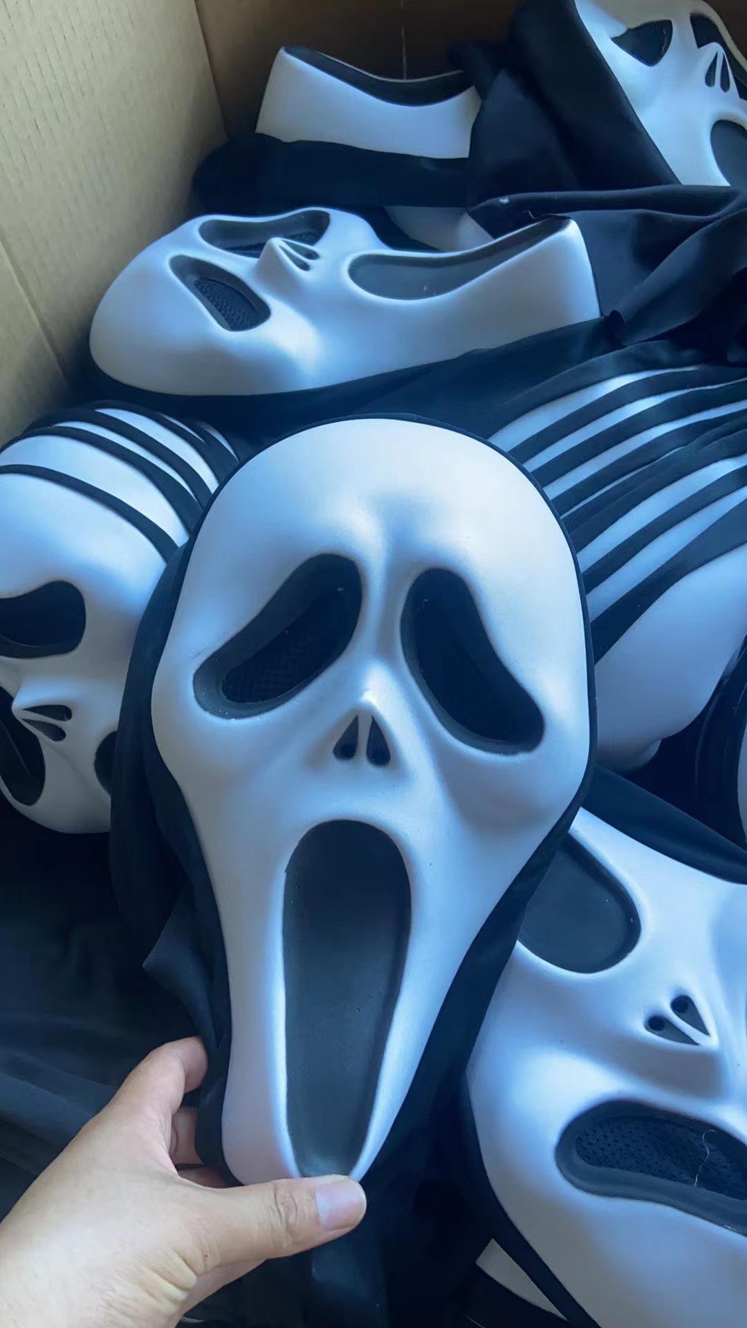 Halloween skrikande spökmaske – EVA cosplaykostymtillbehör Halloween skrikande spökmaske – EVA cosplaykostymtillbehör